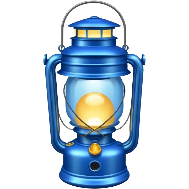 Blue colour ka lalten emoji