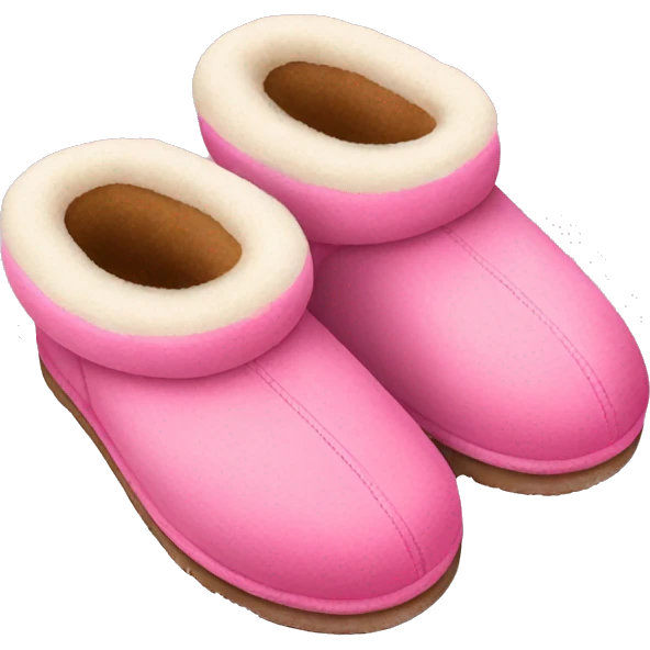 Pink Ugg slippers  emoji