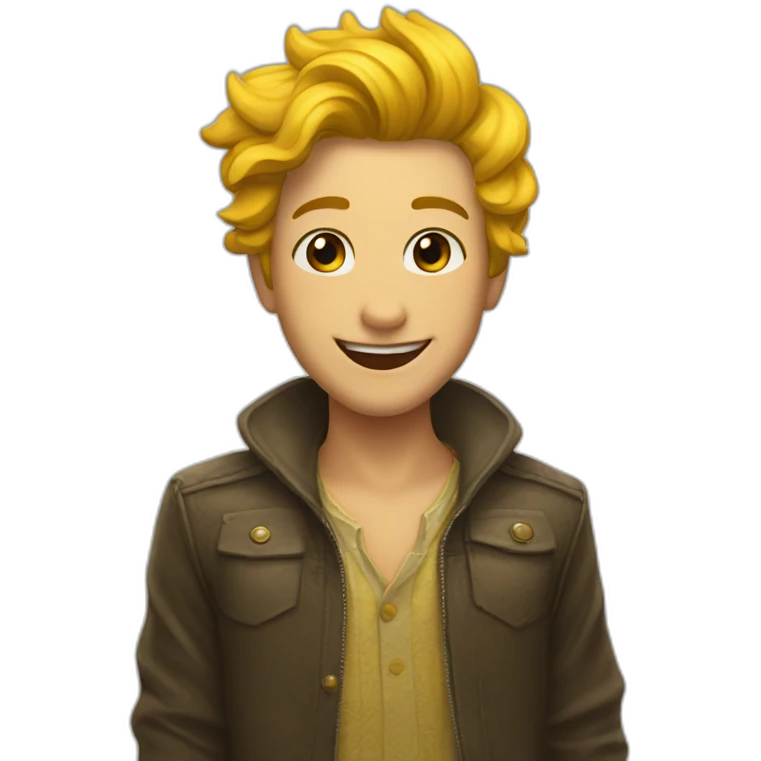 CORAZON AMARILLO FELIZ emoji