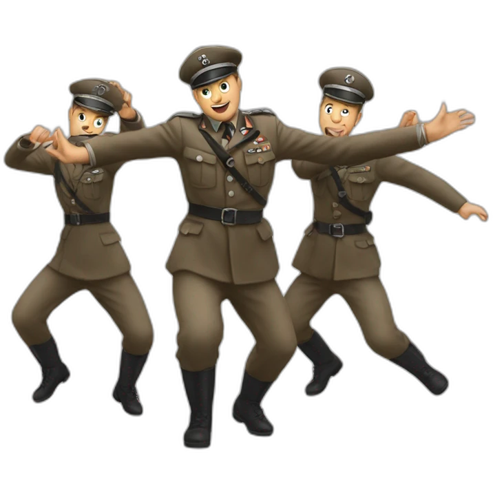 Nazi dance emoji