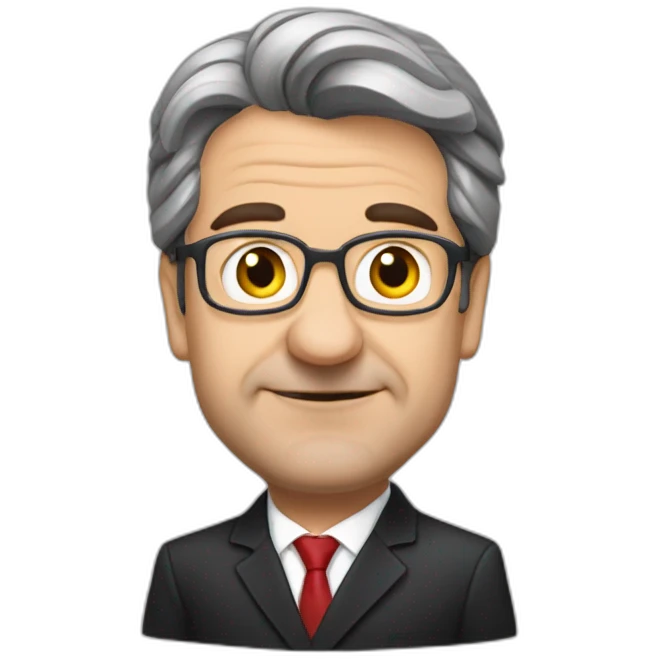 Macron piétiner par melenchon emoji