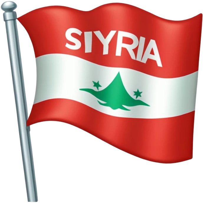 Syria green flag  emoji
