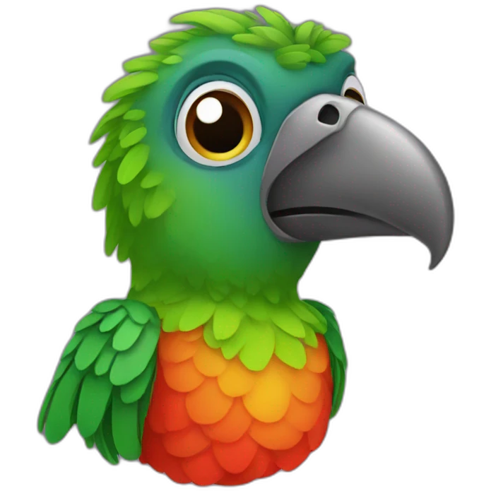 stinky parrot emoji