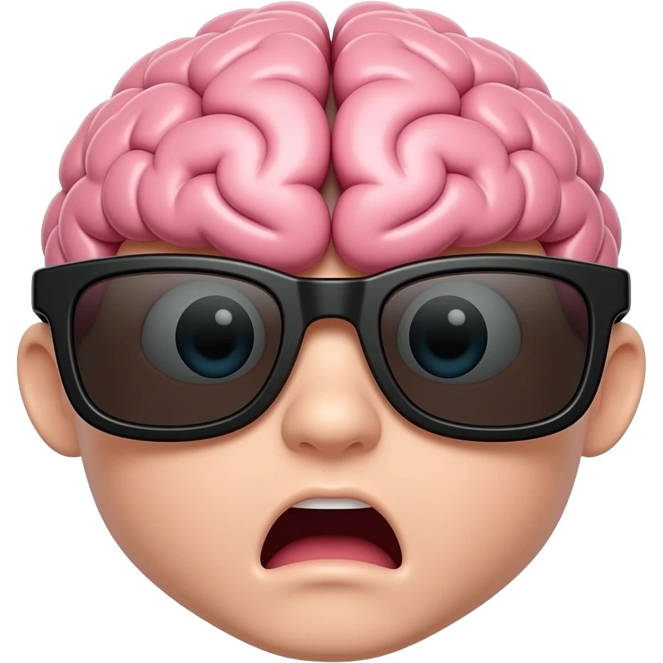 🧠🕶️😮 emoji
