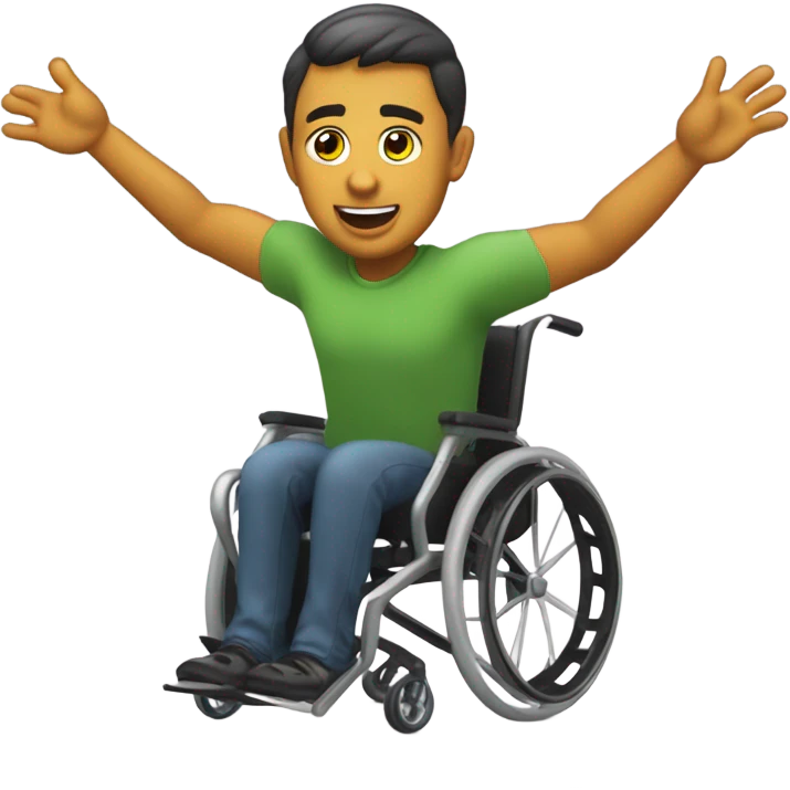 wheelchair parkour emoji
