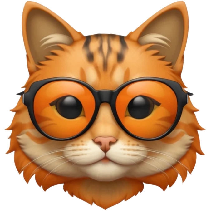Cat wearing sunglasses emoji