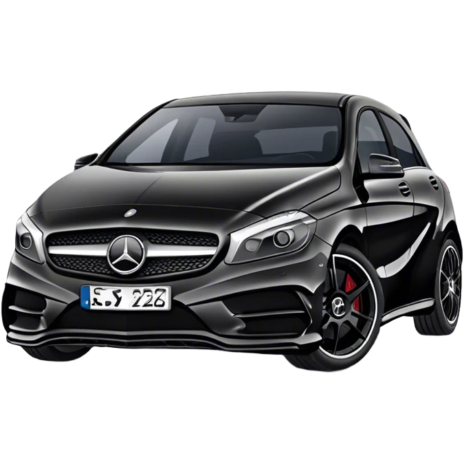 Black Mercedes a220 emoji