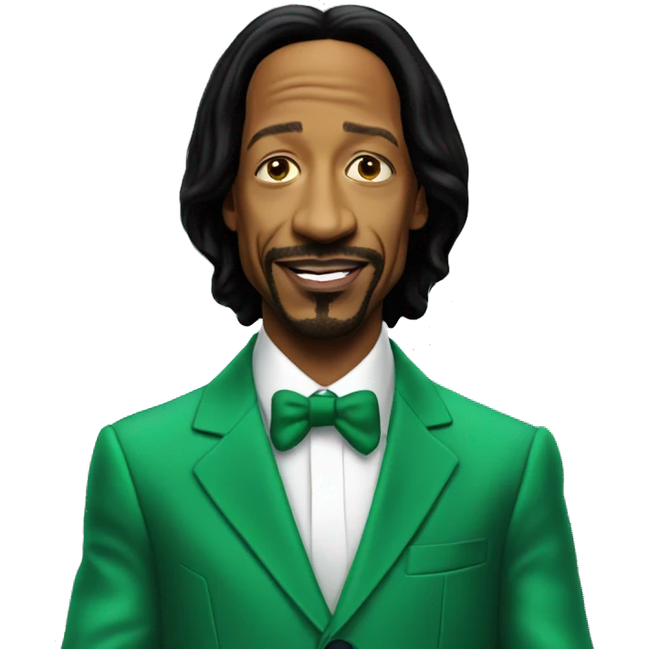 Katt Williams in green suit emoji