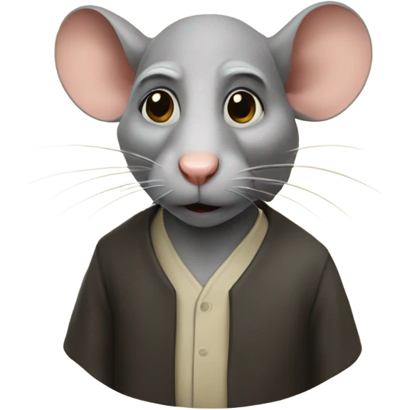 Rat philosopher  emoji