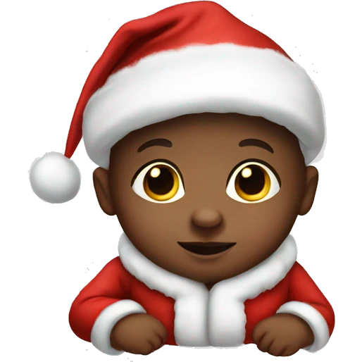 baby santa emoji