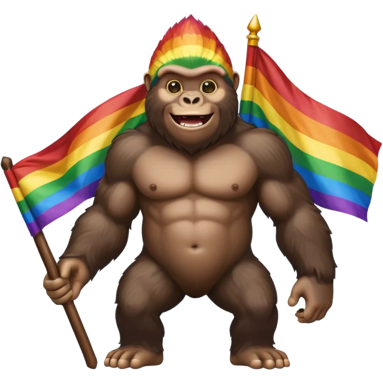 gay gorilla  emoji