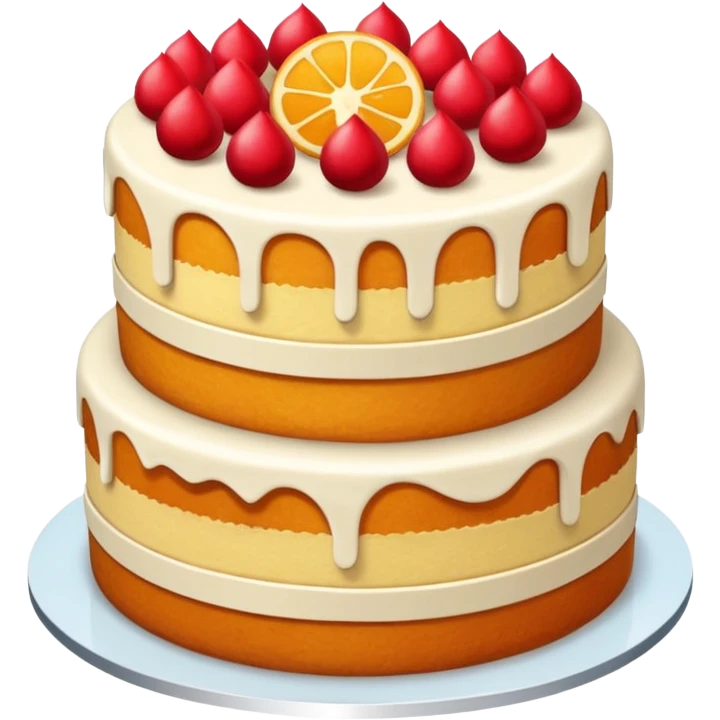 cake with separeated layer pieces emoji