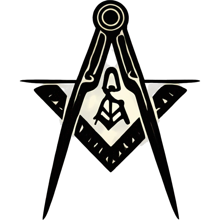 Masonic Square and Compass emoji