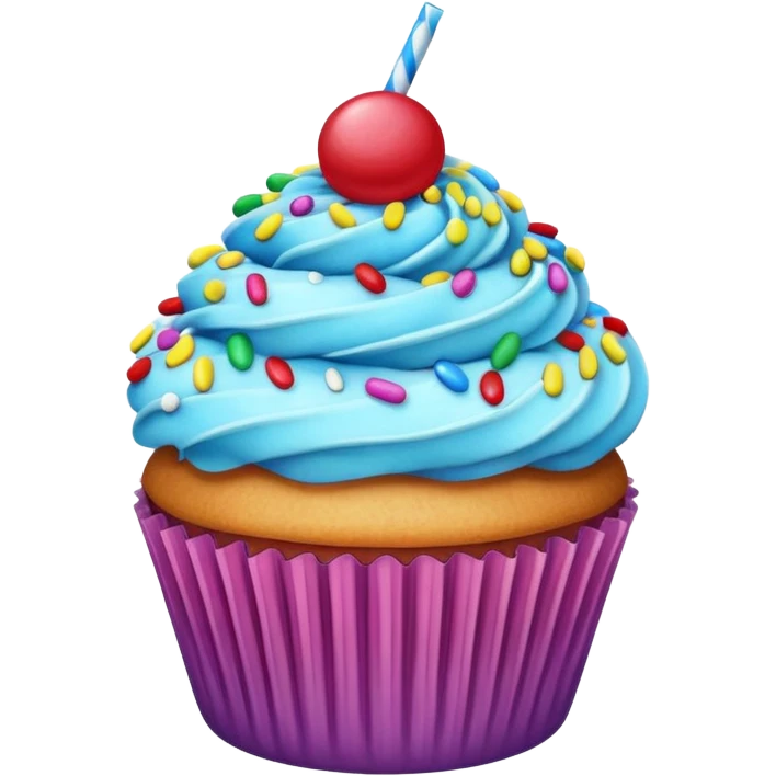 a cupcake emoji