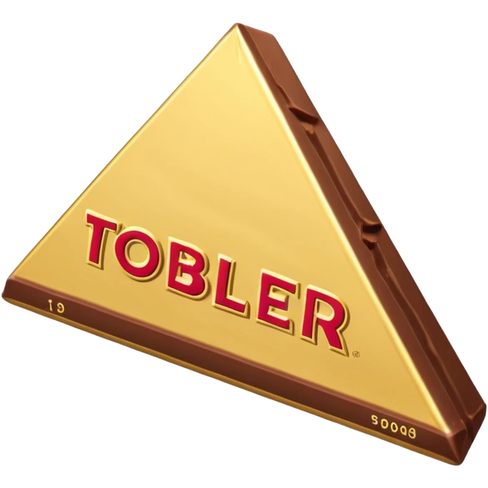 Chocolate toblerone emoji