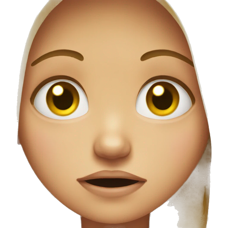 girl crying emoji
