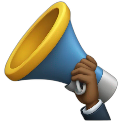 man megaphone emoji