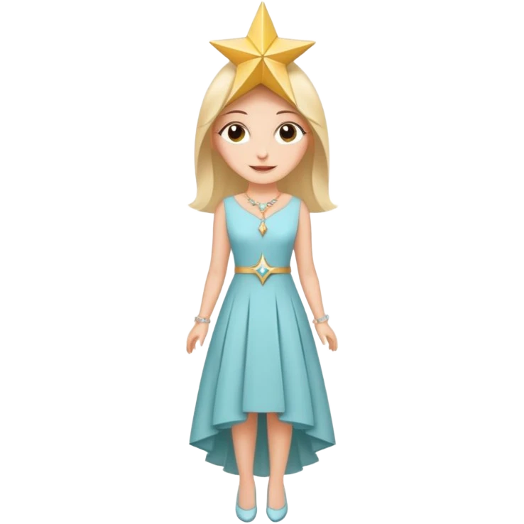 Elegant star mascot illustration inspired by a beauty brand logo, 4-pointed elongated star, sophisticated and minimal flat design, subtle feminine eyelashes, confident soft smile, in hex #250055 emoji