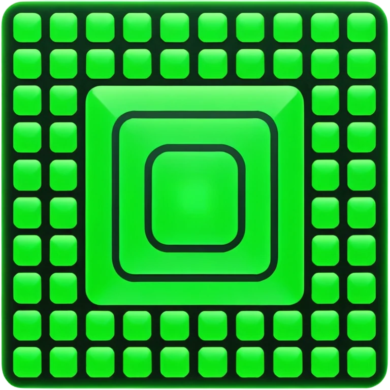 green digital matrix emoji