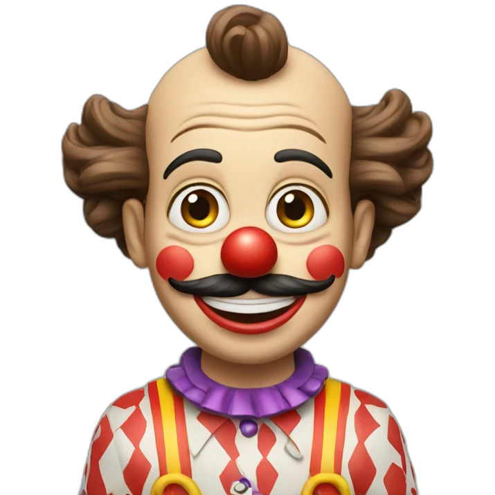 Clown McQueen cars emoji
