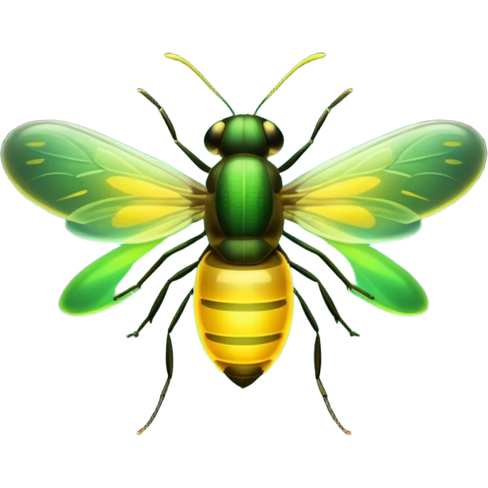 une luciole emoji
