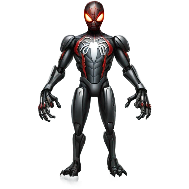 Robot spiderman terminator  emoji