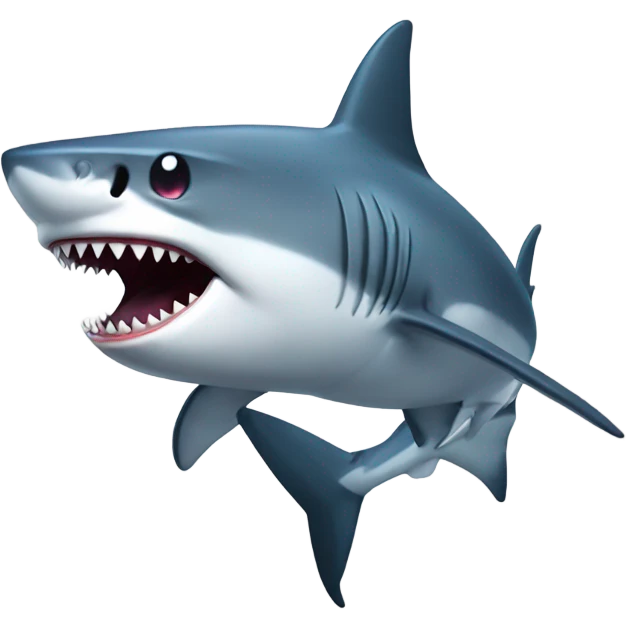 Shark with sixpack  emoji