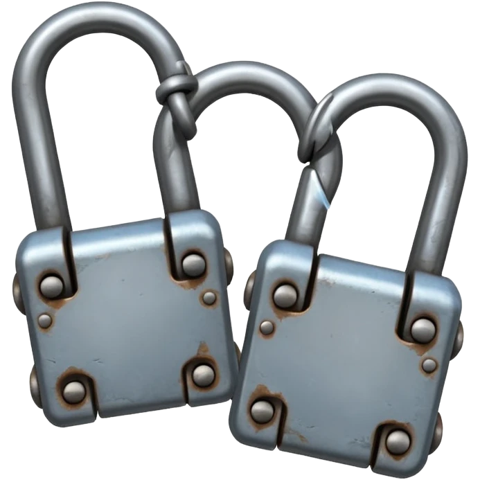 closed shackles emoji