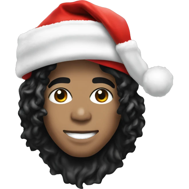 michael jackson with santa hat emoji