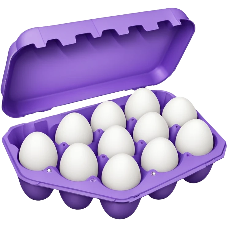 purple big egg carton emoji
