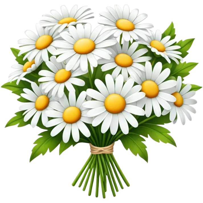 Daisy bouquet emoji