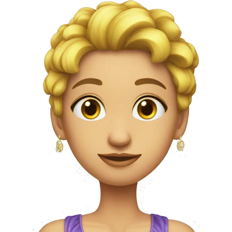 Joven pollito vestido elegante emoji