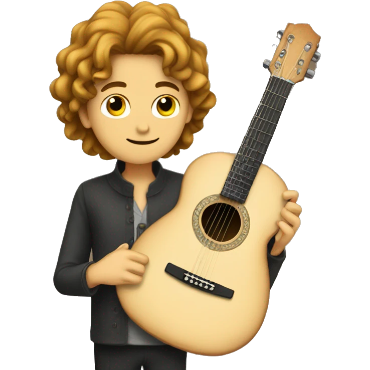 I want a person playing a guita emoji
