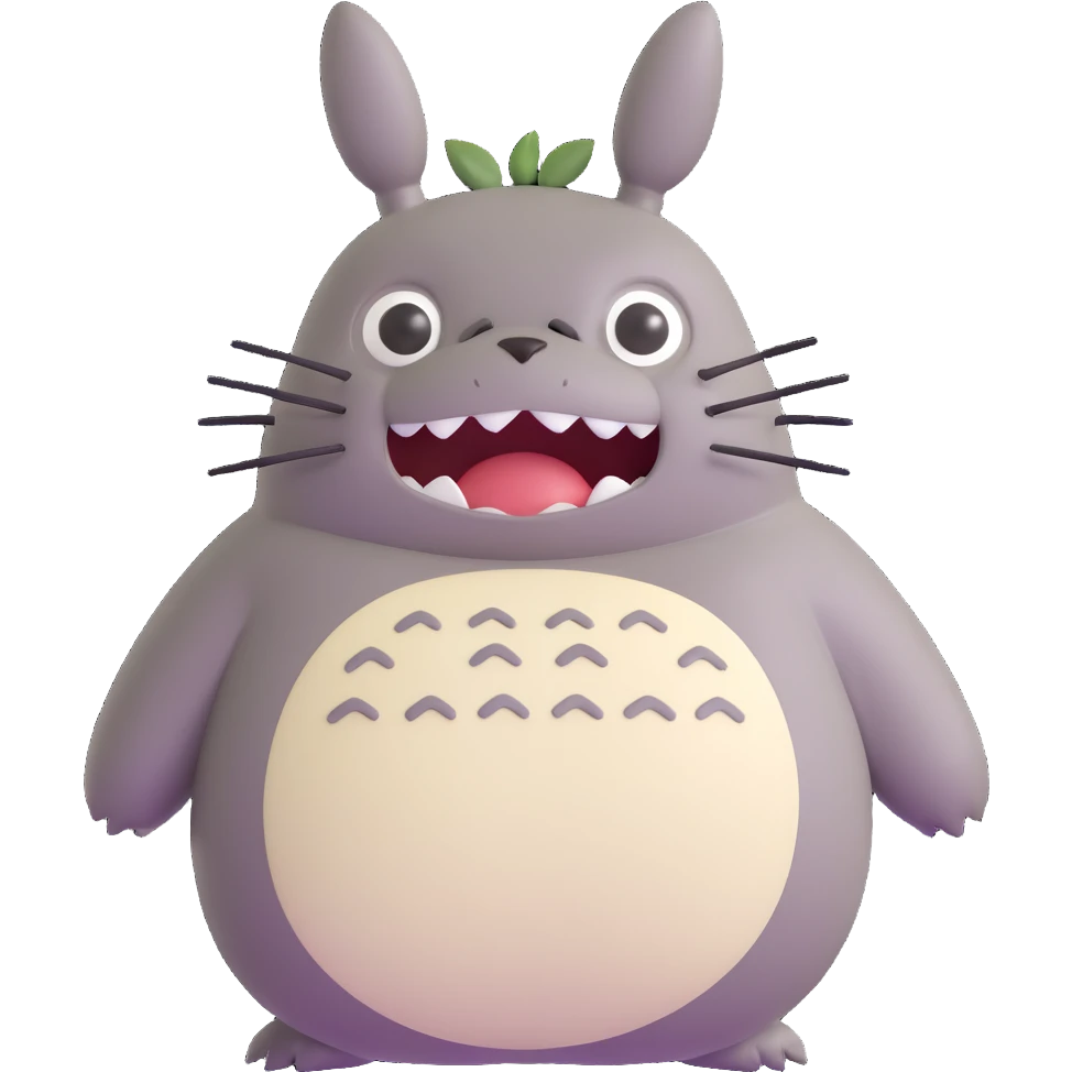 Totoro as a pogchamp emoji emoji