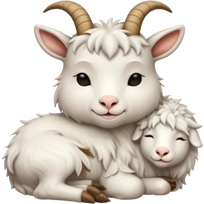 The sleeping goat emoji