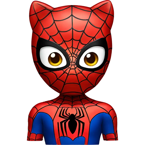 hello kitty spiderman emoji