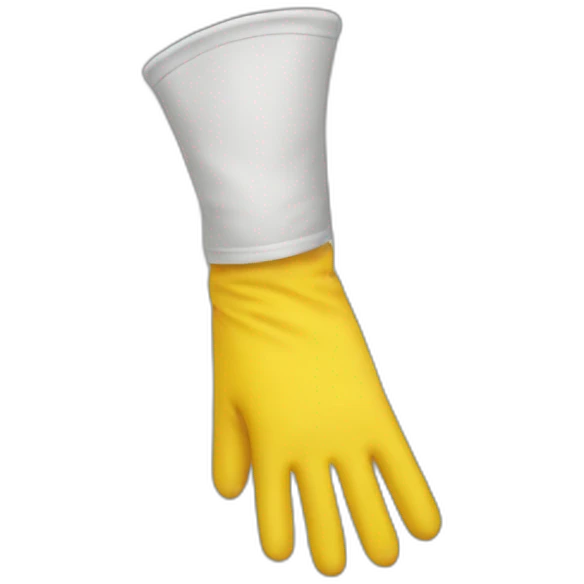 thin yellow gloves emoji