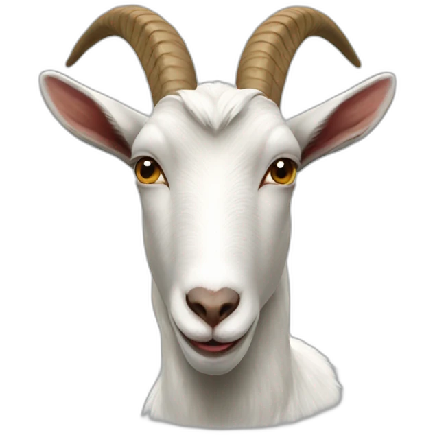 goat with goose mouth emoji