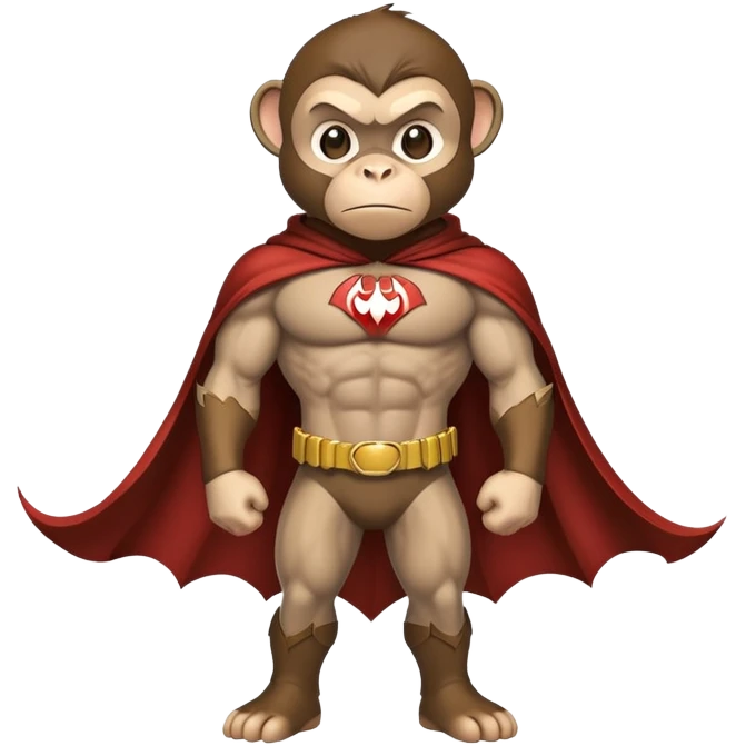 Batman monkey emoji
