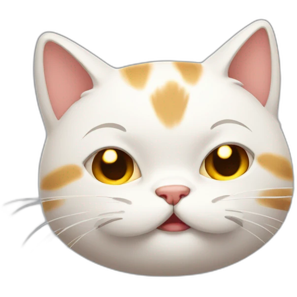 squinting cute cat emoji