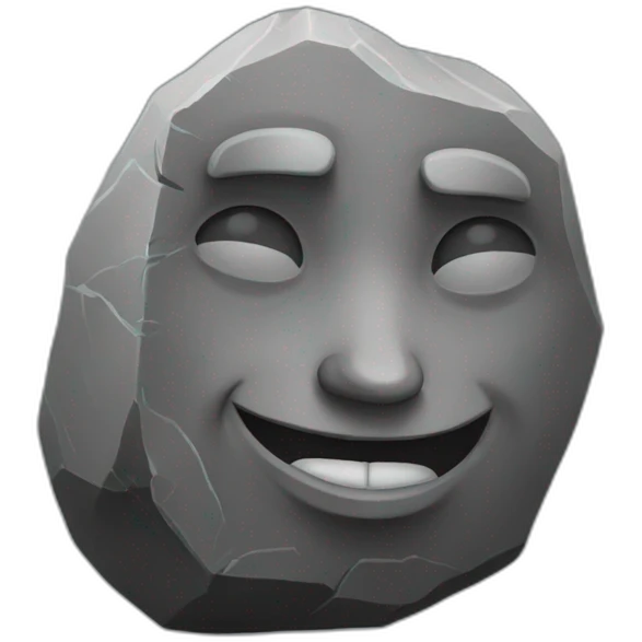 rocks emoji