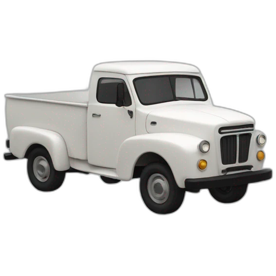 Norman camionnette blanche emoji