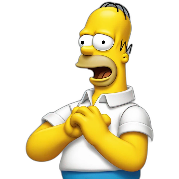 homer simpson doing a dance emoji