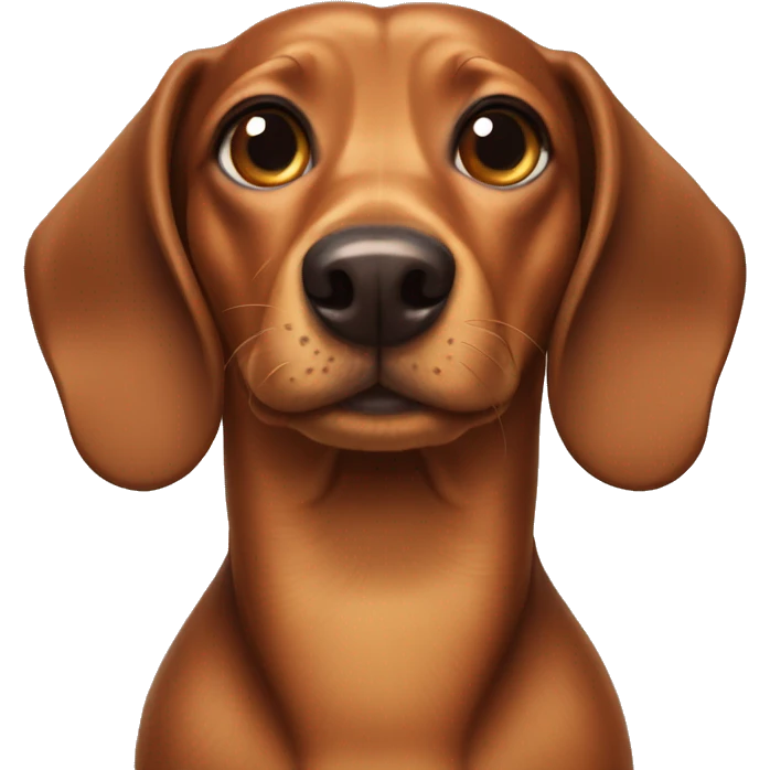 Weiner dog emoji