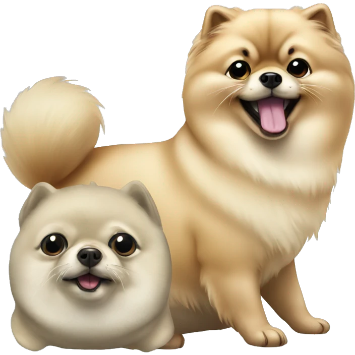 Seal with pomeranian  emoji