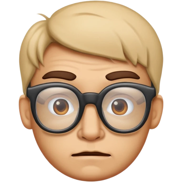 Ugly glasses emoji