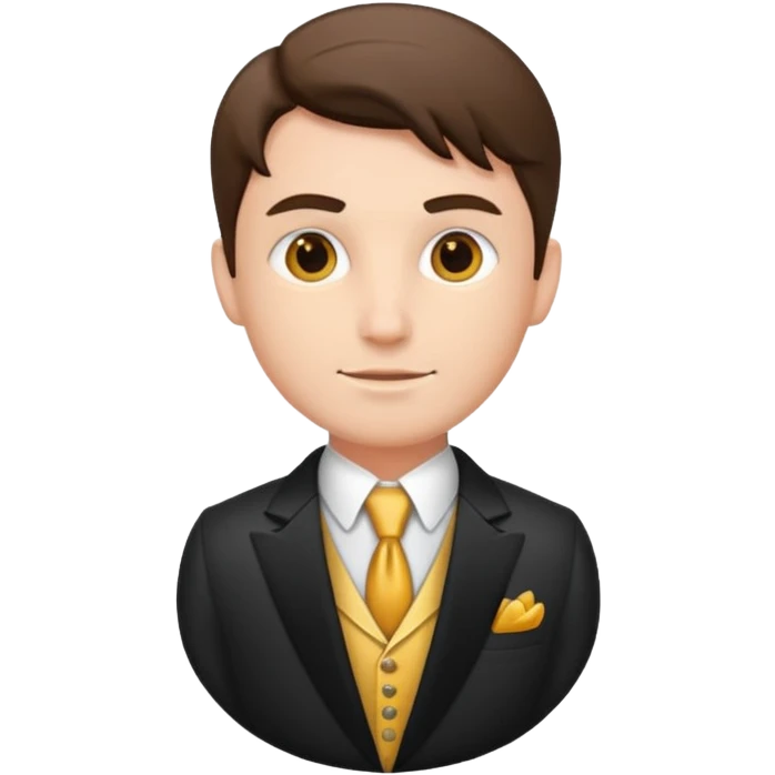 Dag in fancy suit emoji