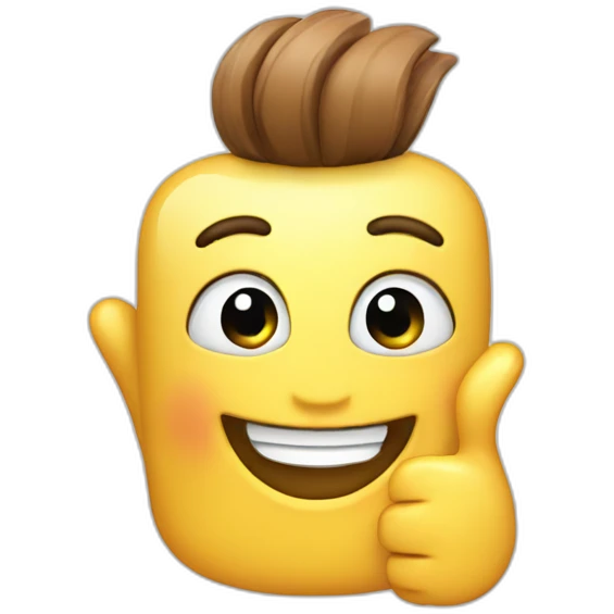 smiling with thumbs up emoji