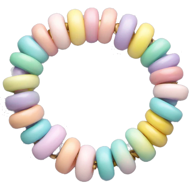 Pastel bracelet  emoji