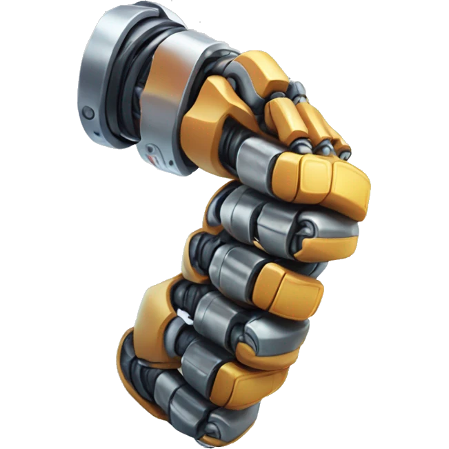 robotic muscle arm emoji